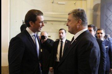 Poroschenko trifft sich mit Bundeskanzler Kurz