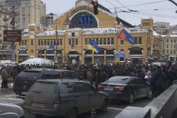 Ветеранські організації перекрили Хрещатик