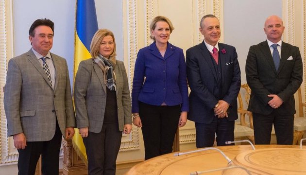 Iryna Gerashchenko urges Albania to support UN peacekeeping mission in occupied Donbas