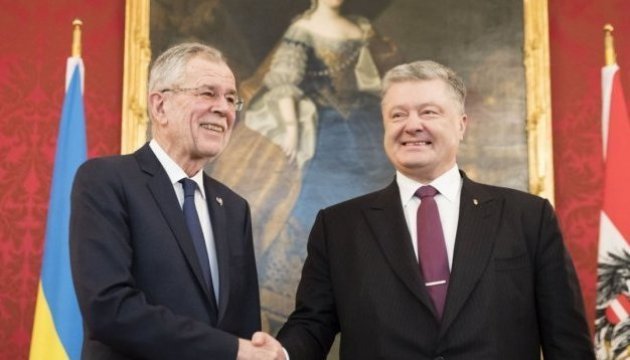 Poroschenko trifft sich in Wien mit Bundespräsidenten Alexander Van der Bellen