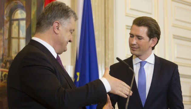 Poroschenko empfängt morgen österreichischen Bundeskanzler Sebastian Kurz