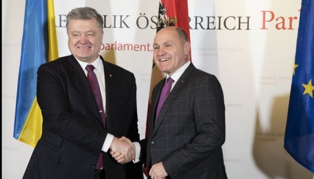 Poroshenko, Sobotka discuss strengthening of Ukrainian-Austrian inter-parliamentary dialogue