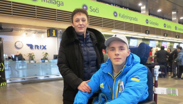 17-year-old Ukrainian luger injured in Latvia leaves for rehabilitation in Lviv