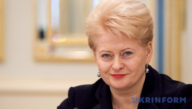 Grybauskaite ruft in ihrer letzten Ansprache als Präsidentin auf, Ukraine weiter zu unterstützen