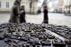 Im Zentrum von Lwiw das Modell des Teils der Altstadt eröffnet
