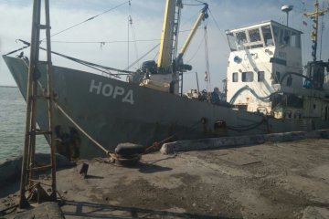 В Азовському морі затримали кримське судно під прапором РФ