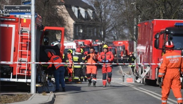 Вибух газу в Польщі: кількість загиблих зросла до чотирьох осіб Вибух газу в Польщі: кількість загиблих зросла до чотирьох осіб