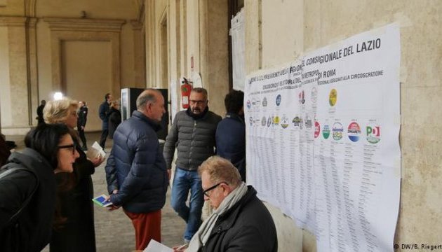 В Італії на багатьох виборчих дільницях панує хаос і спостерігаються черги 
