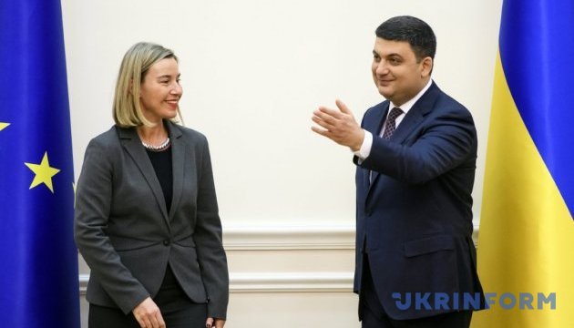 Groysman invites Mogherini to attend conference on Ukrainian reforms in Copenhagen