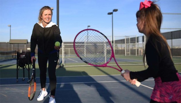 Світоліна провела майстер-клас у дитячому тенісному центрі в США