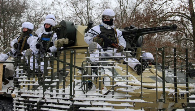 Militants shell Ukrainian positions in Donetsk region
