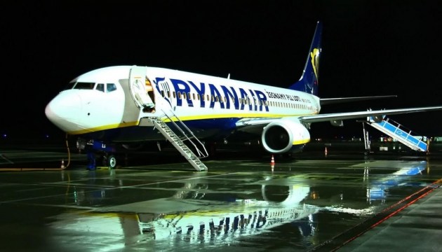 Ryanair plans to carry 635,000 passengers in a year to and from Ukraine 