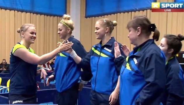 Українки вдало стартували у відборі ЧЄ-2019 з настільного тенісу