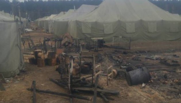 Пожежа у Гончарівську: військова прокуратура завела справу