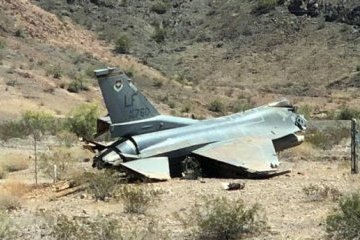 У США розбився військовий літак F-16