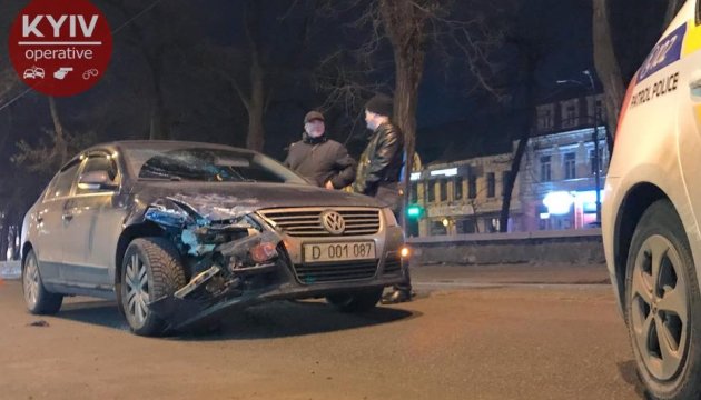У Києві дипломатичне авто РФ потрапило у ДТП