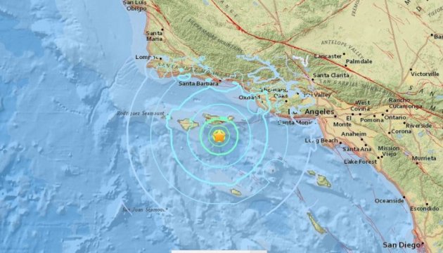 Поблизу Каліфорнії стався землетрус магнітудою 5,3