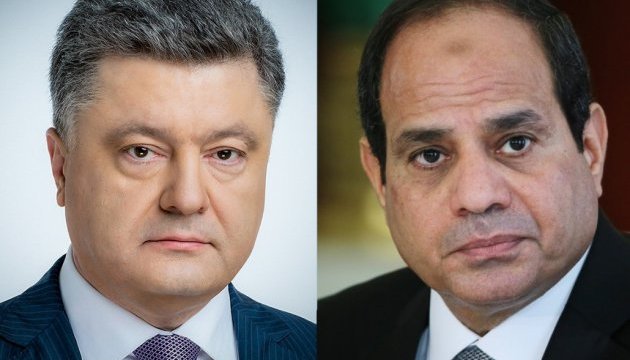 Presidents of Ukraine and Egypt discuss implementation of bilateral economic projects 