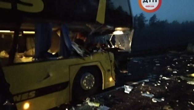 Busunfall mit Ukrainern in Tschechien - Fotos