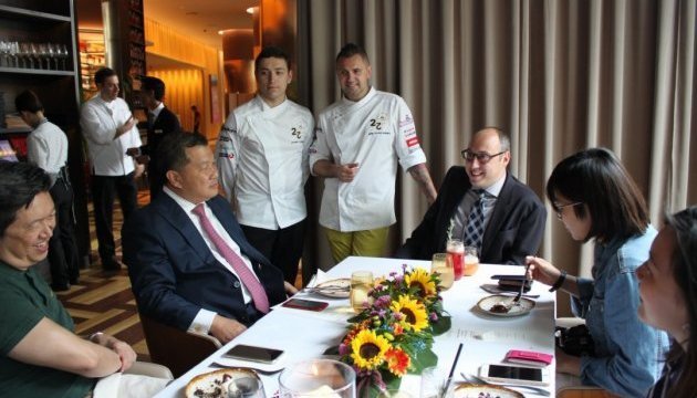 Modern Ukrainian cuisine presented in Singapore