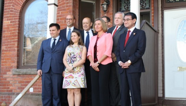 Страны G7 поддерживают украинскую позицию относительно миротворцев на Донбассе – Климкин