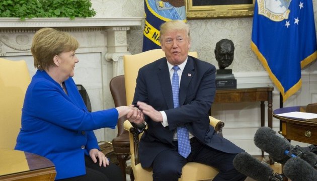 Меркель после встречи с Трампом: Конечно же, мы говорили об Украине