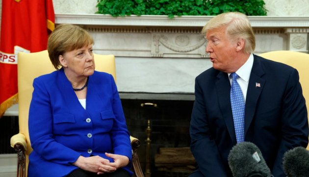 Merkel tras reunirse con Trump: Hemos hablado sobre Ucrania