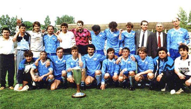 На фото команда ФК «Таврія» 1992 рік. Фото tavriya.com.ua