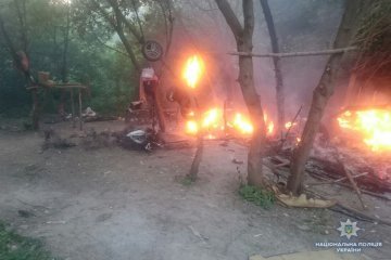 У Денісової повідомили, як розслідують підпал табору ромів на Тернопільщині