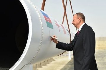 Алієв запустив Південний газовий коридор