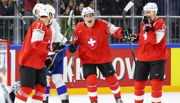 Хокей: Швейцарія гарантувала собі вихід у плей-офф чемпіонату світу