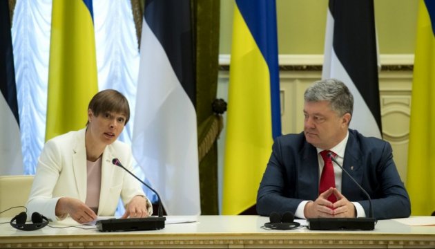 Миротворці для Донбасу: Порошенко подякував президенту Естонії за підтримку 