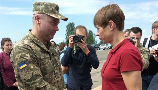 Наєв обговорив з президентом Естонії  ситуацію на Донбасі