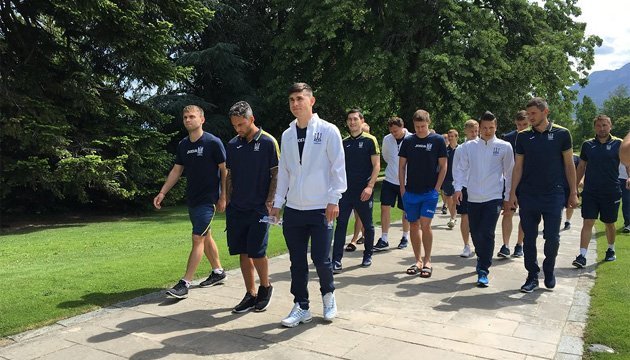 Збірна України з футболу в Швейцарії налаштовується на поєдинок з Марокко