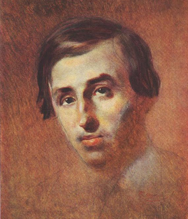 Портрет П. Кулиша, худ. Тарас Шевченко (1843–1847 гг.)