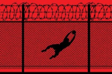„Blut“-Plakate zu Fußball-WM in Russland: Facebook sperrt ukrainischen Künstler
