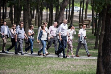 Кличко открыл после капремонта первую очередь парка