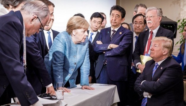 Меркель розчарована, що Трамп відкликав підпис під підсумковим комюніке G7