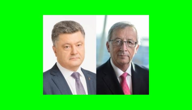 Poroshenko mantuvo una conversación telefónica con presidente de la Comisión Europea