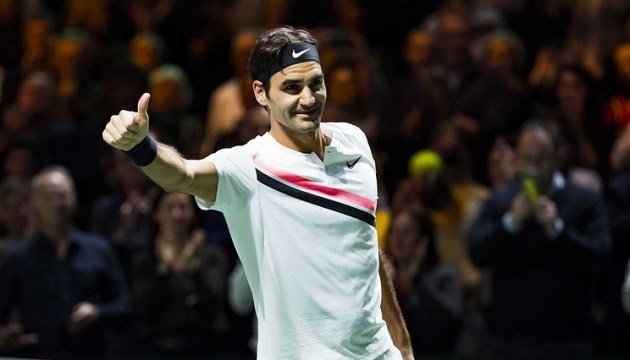 Швейцарець Роджер Федерер очолив рейтинг ATP