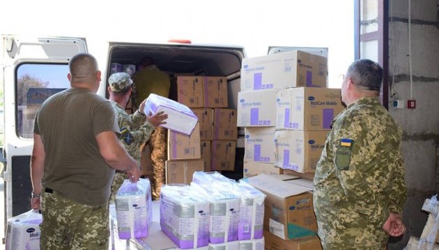Гуманітарна ініціатива «Допомога Схід», прибула із Франції на Донбас - ООС