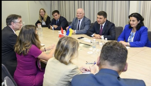 Hroїsman : L'Ukraine a l'intention de renforcer la coopération avec les pays du G7 (photos)