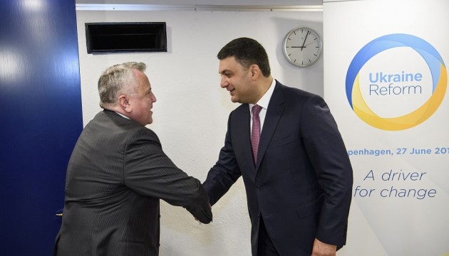 Hrojsman: Konferenz in Dänemark befriedigt Hoffnungen der Ukraine