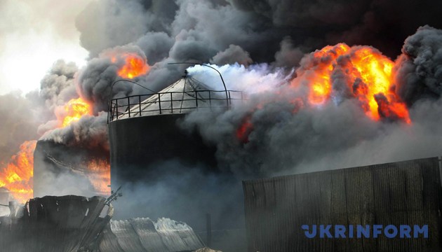 Пожежа на нафтобазі «БРСМ-Нафта» у селі Крячки, Васильківський район, Київська область, 9 червня 2015 ро