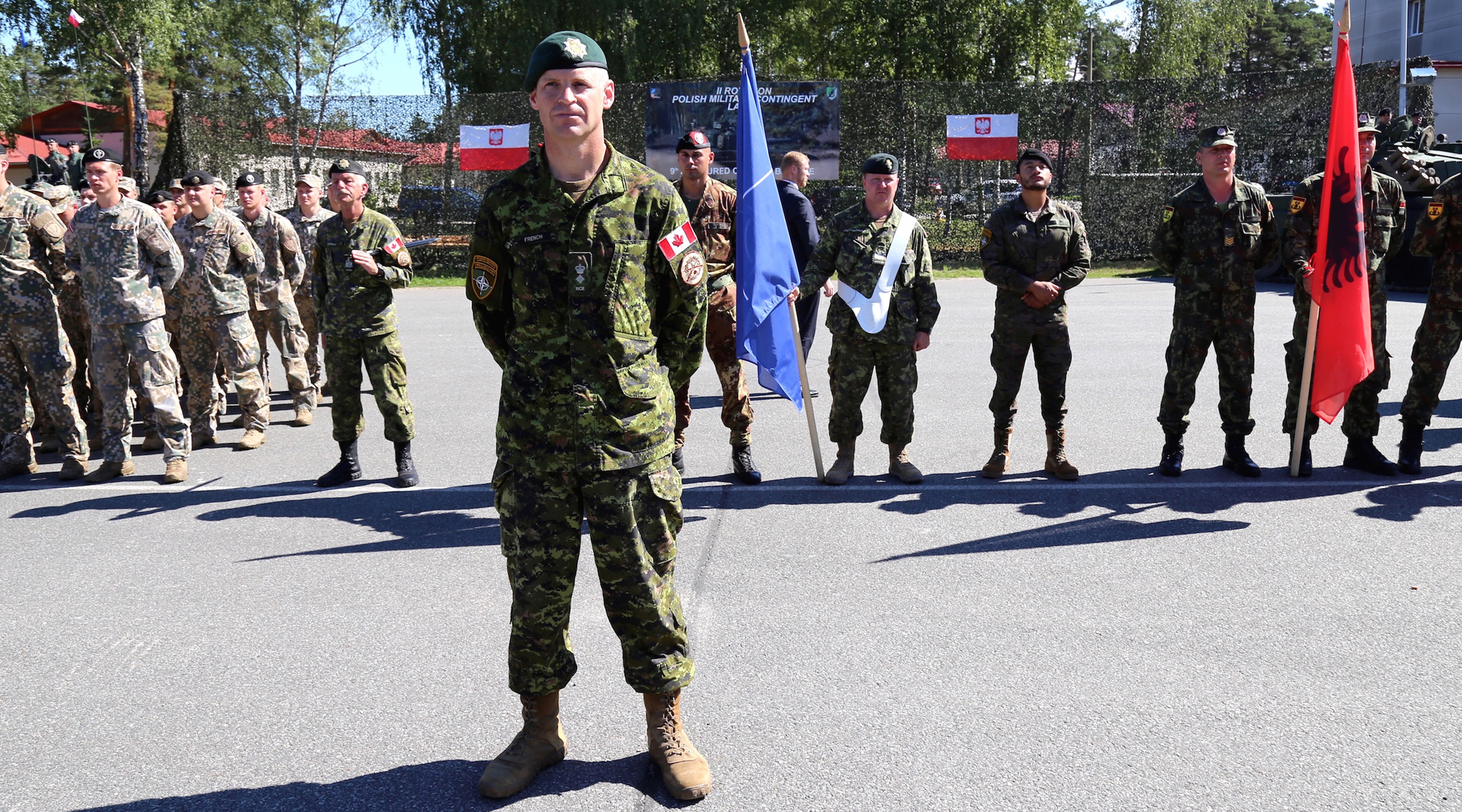 Sean French, Commanding Officer of the NATO enhanced Forward Presence ...