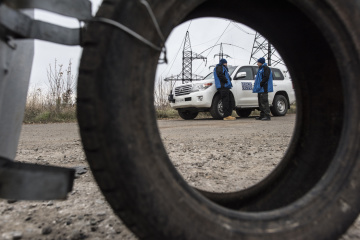 OSCE SMM spots weapons in violation of withdrawal lines in occupied Donbas