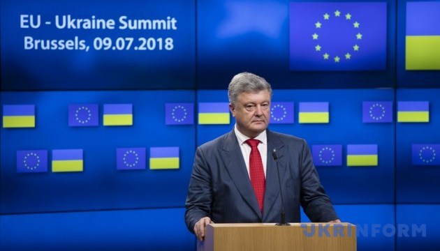 Уперше в заяву саміту Україна-ЄС увійшли імена політв'язнів - Порошенко