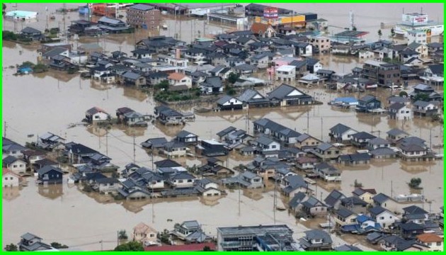 Кількість жертв повеней у Японії зросла до 195
