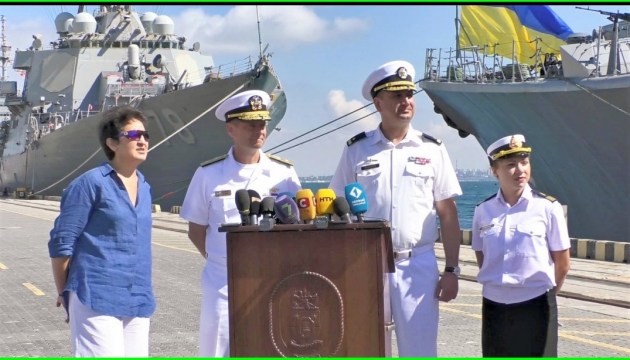 Американський контр-адмірал вражений українськими моряками на Sea Breeze