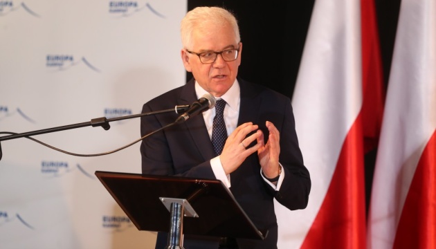 Jacek Czaputowicz: Las sanciones contra Rusia deben ser efectivas